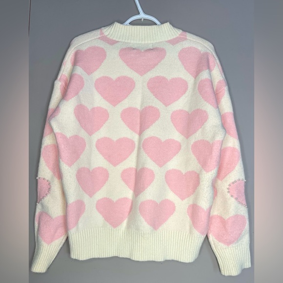 💥💥BRAND NEW💥💥CIDER Heart & Pearl Sweater - Picture 11 of 12